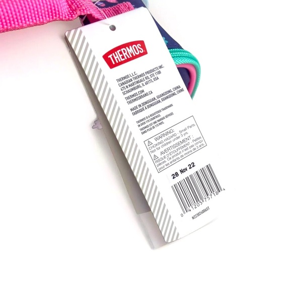 Thermos Kids Soft Insulated Lunch Box Unicorn Rainbow Purple Pink - Picture 7 of 8